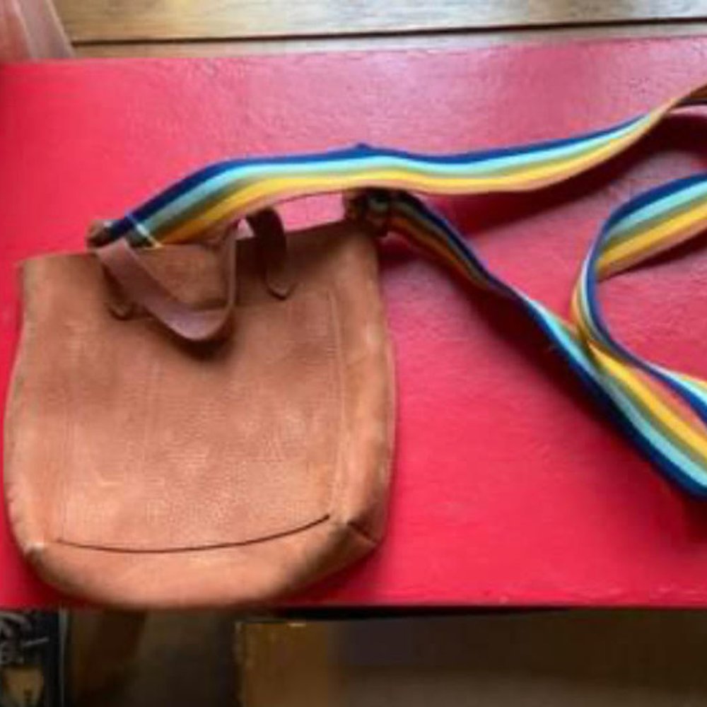 Madewell suede crossbody purse